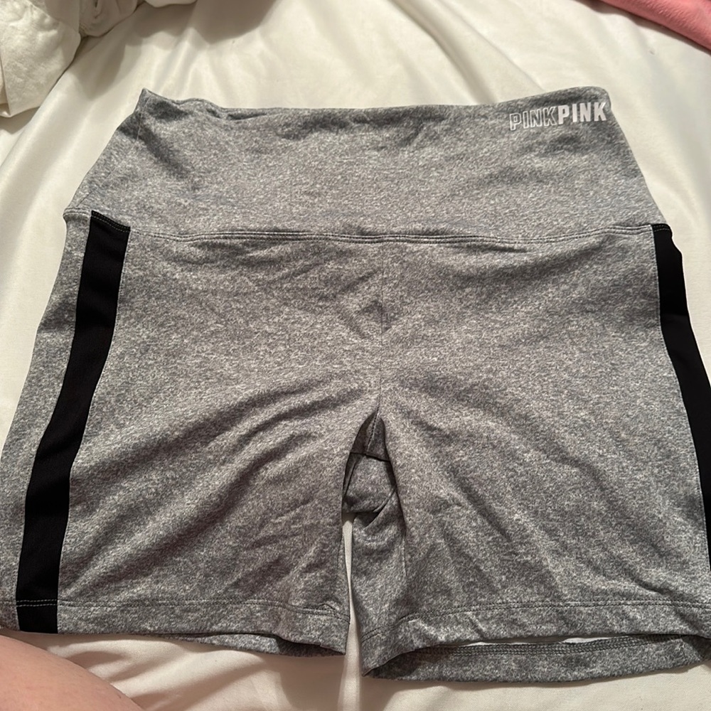 light gray biker shorts